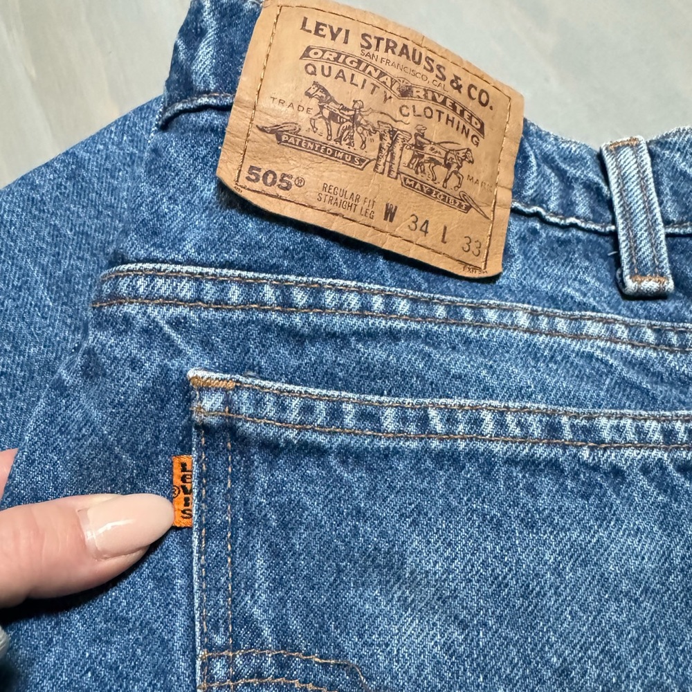 Vintage 505 orange tag Levi’s Like New!